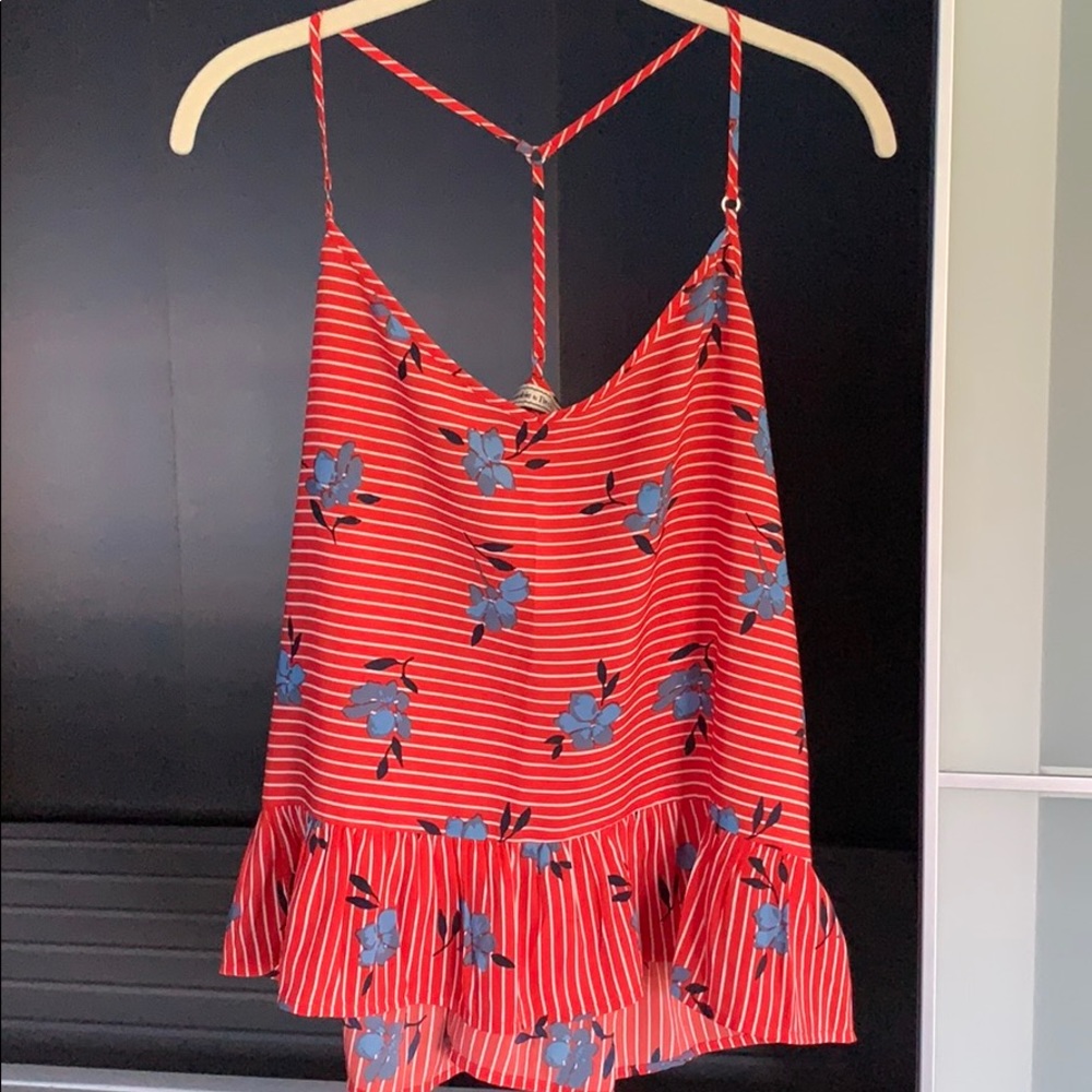 Red patterned tank from Abercrombie!